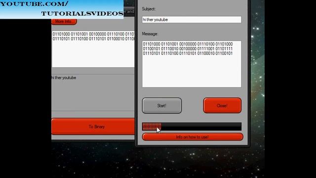 Binary Converter and Email Spammer 1.5 смотреть онлайн