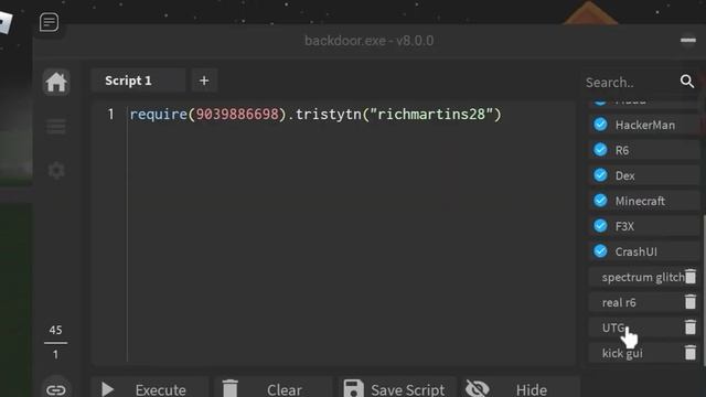 (?NEW?) Backdoor v8 script + showcase!(PATCHED/BROKEN) смотреть онлайн