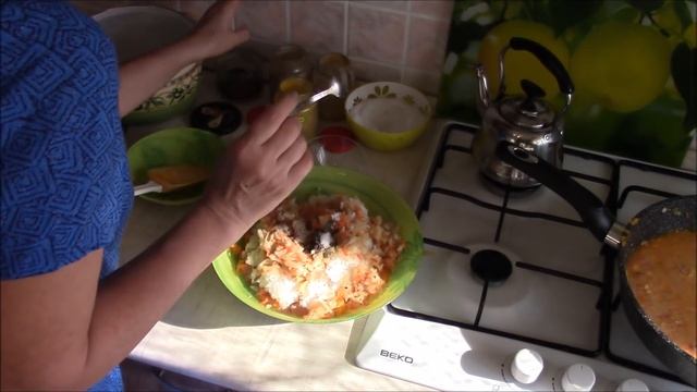 Ленивые голубцы с квашеной капустой. Вкуснотища! смотреть онлайн