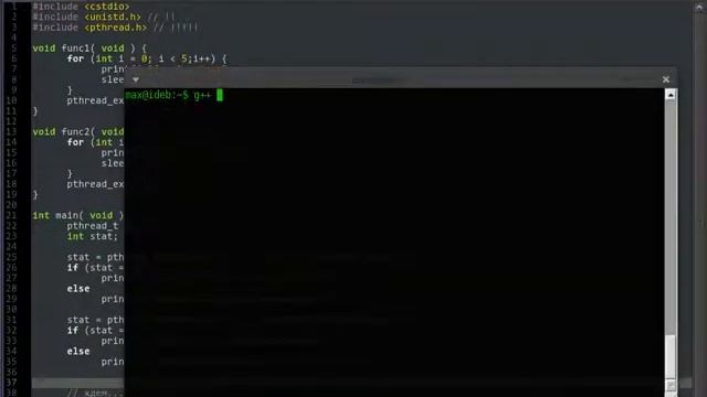 Основы многопоточности на LINUX #2 смотреть онлайн