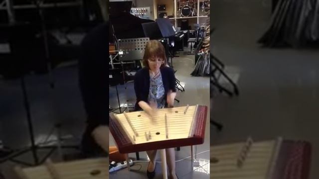 Проба звука цимбал от Муззон. смотреть онлайн