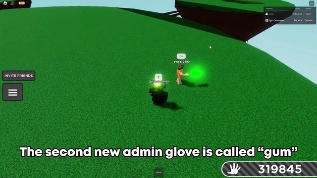 2 NEW Admin Gloves Showcase! "TABLE" + "gum" | Roblox Slap Battles смотреть онлайн