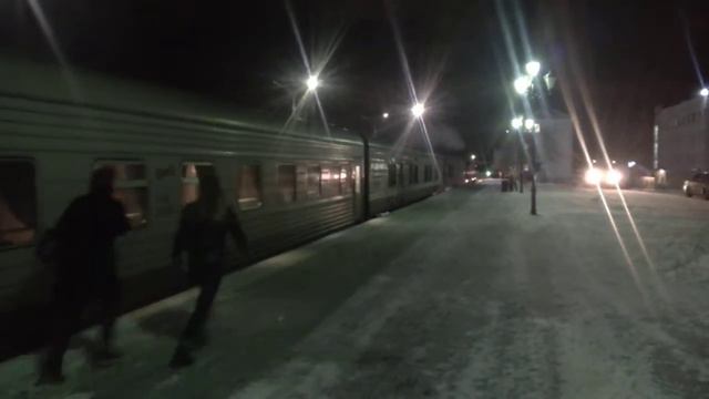 Отправление скорого поезда №015 Архангельск-Москва смотреть онлайн