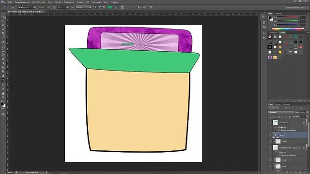 Урок; как нарисовать аватарку Minecraft в photoshop. смотреть онлайн