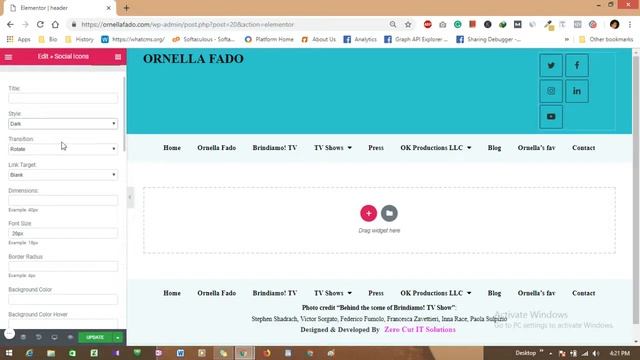 How to Add - Edit Social Media Icons - Editing with Elementor - WordPress смотреть онлайн
