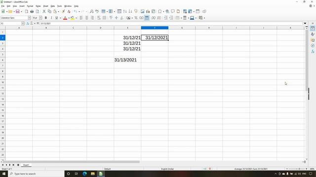 How to enter date and time in LibreOffice Calc смотреть онлайн