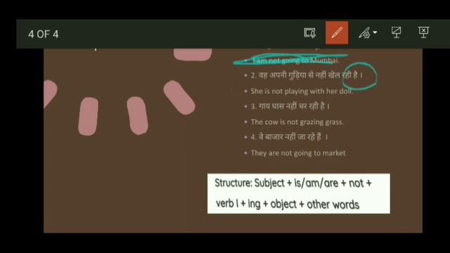 Present Continuous Tense Negative Sentence || Is Am Are || With Example Part -2 смотреть онлайн