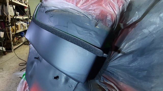 Румстер Меняем и красим левый порог №4