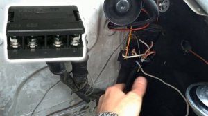 Фольксваген Т4 замена реле свечей накала на выносное и установка кнопки.