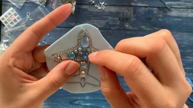 Брошь самолет своими руками | Airplane Brooch Tutorial