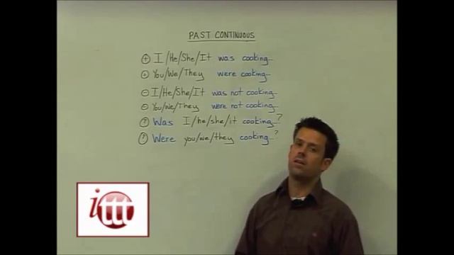 English Grammar - Past Continuous - Structure - Teaching English Online смотреть онлайн