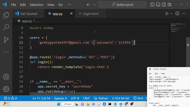 Python 3 Flask-Login Example to Build User Authentication System With Logout Using HTML5 Templates смотреть онлайн