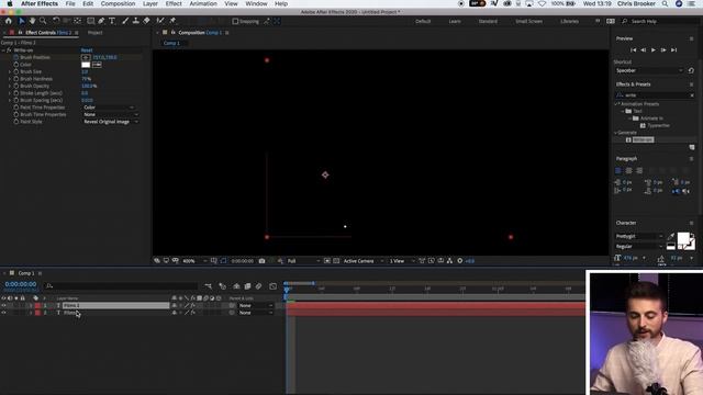 Write On Text Animation - After Effects Tutorial смотреть онлайн