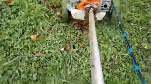 Триммер на колёсах своими руками.