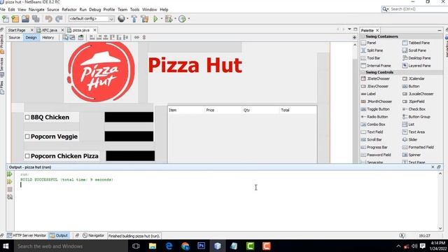 Pizza Hut shop inventory management system using Java смотреть онлайн