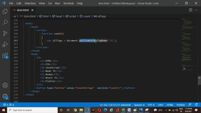 05 what is getElementsByTagNames in JavaScript DOM | JAVASCRIPT IN TELUGU | javascript in telugu смотреть онлайн