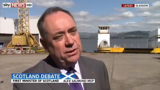 Salmond Tells Sky News: "Alistair Darling Muffed His Chance" смотреть онлайн
