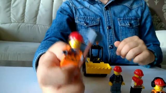 LEGO CITY STARTER 60072 Лего Бульдозер смотреть онлайн