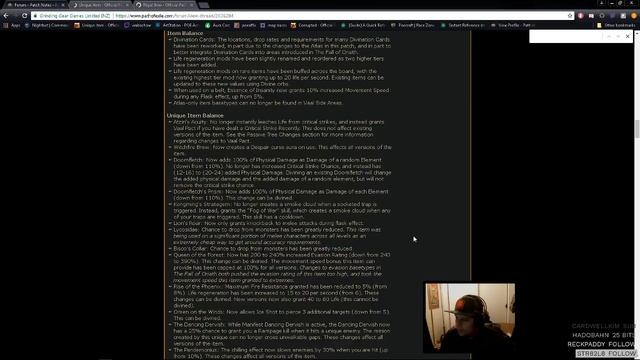 Path of Exile - Fortune favours the brave, Legacy Atziri's Acuity and a NicePatch смотреть онлайн