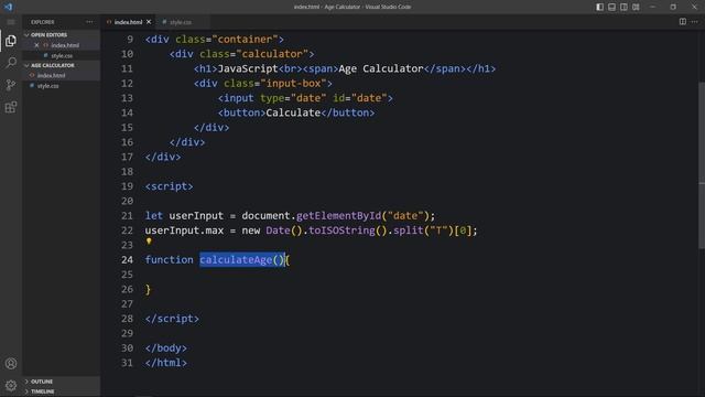 How To Build Age Calculator App Using HTML CSS And JavaScript смотреть онлайн