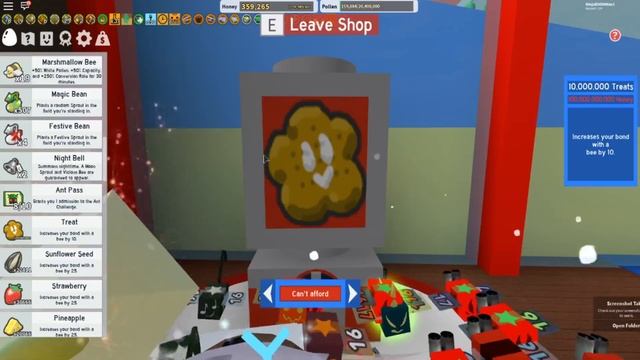 SPENDING 5 TRILLION HONEY ON TREATS!! *LVL 17 BEES!* Bee Swarm Simulator смотреть онлайн