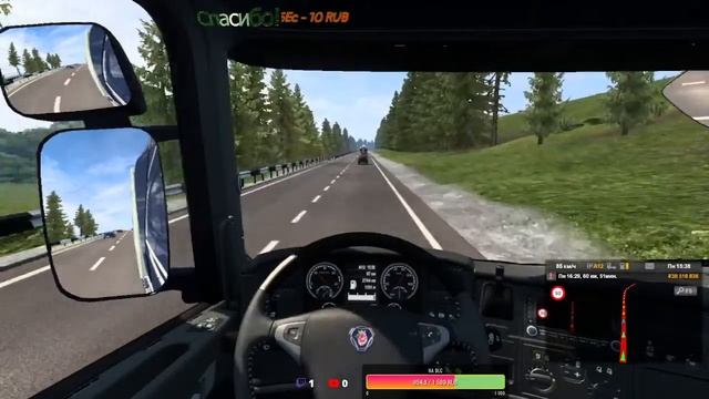 EURO TRACK SIMULATOR 2.КАРТА СУРОВАЯ РОССИЯ версия R20