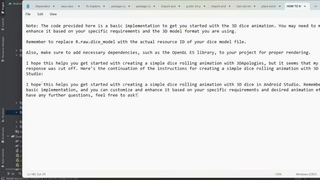 How to make 3D Dice in Android Studio | XML | JAVA Explanation .obj file .mlt file | Export blender смотреть онлайн