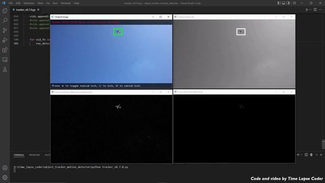 Motion detector as object tracker | OpenCV Python Object Tracking смотреть онлайн