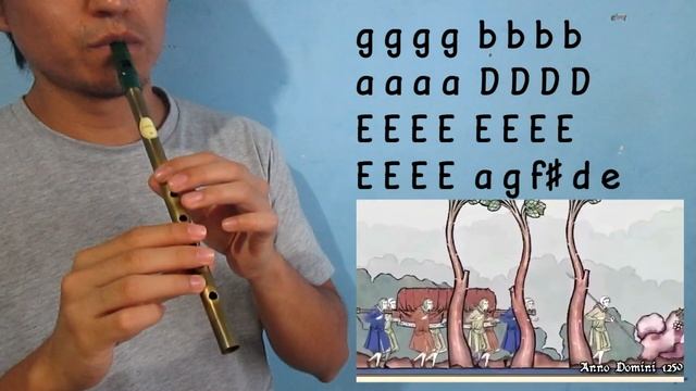 Coffin Dance (Astronomia) - Tutorial Tin Whistle смотреть онлайн