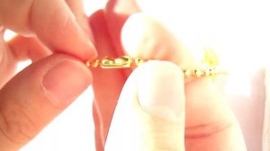 Как открыть замочек шариковой цепочки