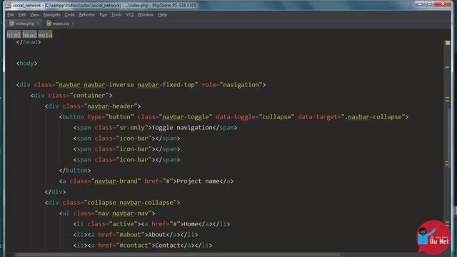 CRÉER UN RÉSEAU SOCIAL POUR DÉVELOPPEURS EN PHP - 3 - Page d'accueil смотреть онлайн