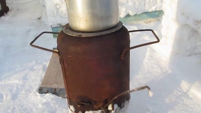 Печь из газового баллона смотреть онлайн