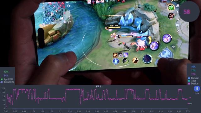 iPhone 15 Pro Max Mobile Legends 120 FPS Test смотреть онлайн