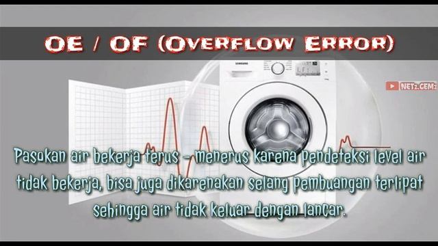 DAFTAR KODE ERROR MESIN CUCI FRONT LOADING & CARA MUDAH MENGATASINYA