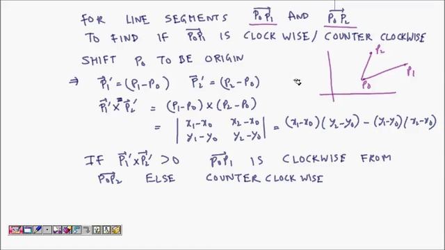 Computational Geometry: Line Segment Properties ( Two lines Clockwise or Counterclockwise) смотреть онлайн