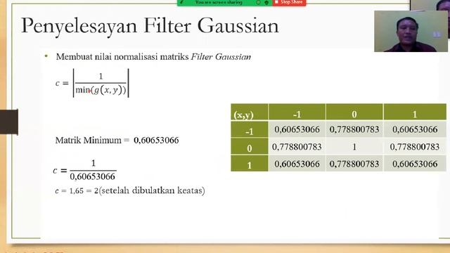Filter Gaussian (Pengolahan Citra Digital) смотреть онлайн