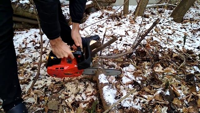 Бензопила DDE CS2512 в работе Часть 2 смотреть онлайн