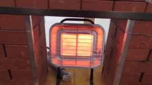 Газовый обогреватель. Отопление гаража и мастерской. Керамическая инфракрасная горелка Neo Clima