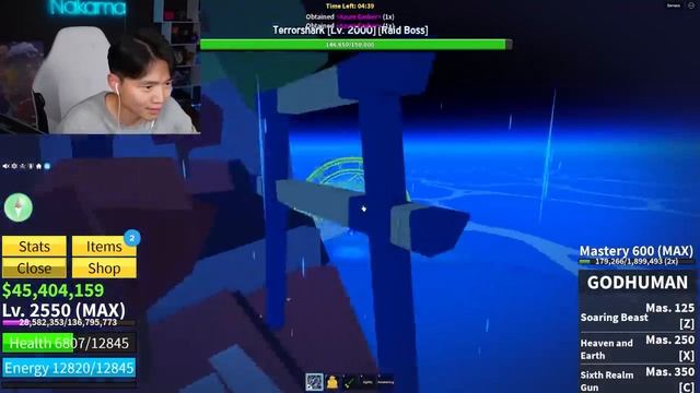 Blox Fruits Kitsune Shrine Grinding for 100 Hours смотреть онлайн