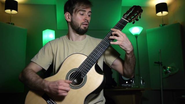 GUILE'S THEME on CLASSICAL GUITAR смотреть онлайн