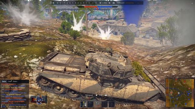 War thunder, Centurion mk 5 AVRE gameplay. смотреть онлайн