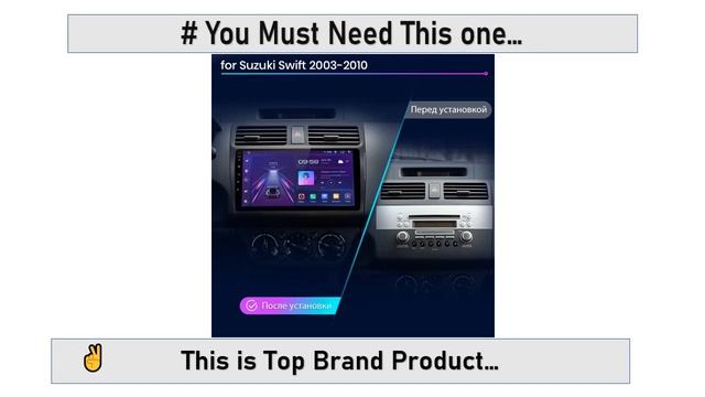 Junsun V1 AI Voice Wireless CarPlay Android Auto Radio for Suzuki Swift 2003 2005 2006 смотреть онлайн
