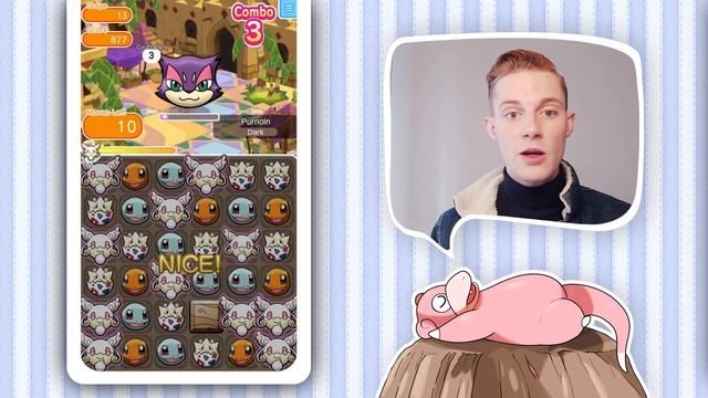 How to Beat Stage 13 and Get Purrloin | Pokemon Shuffle смотреть онлайн