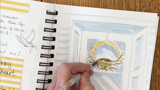 Don't build your nest there. May 7th. Paul David Tripp: New Morning Mercies. Bible Journaling смотреть онлайн