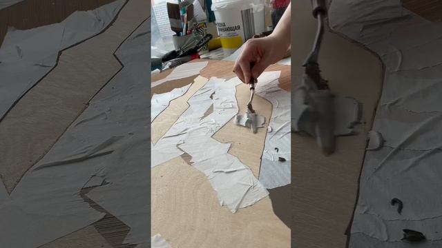 Горы - рисунок штукатуркой смотреть онлайн