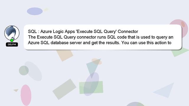 SQL : Azure Logic Apps 'Execute SQL Query' Connector смотреть онлайн