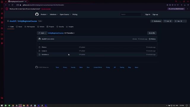 GitHub Kullanımı | EP6 | Başlangıç Seviye Unity Eğitimi смотреть онлайн