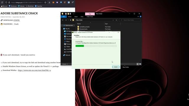 ADOBE SUBSTANCE CRACK | SUBSTANCE 3D 2022 | TUTORIAL HOW TO CRACK FOR FREE смотреть онлайн