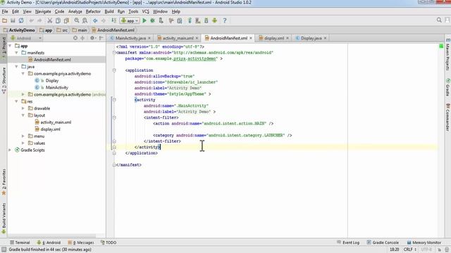 How to create a new activity смотреть онлайн
