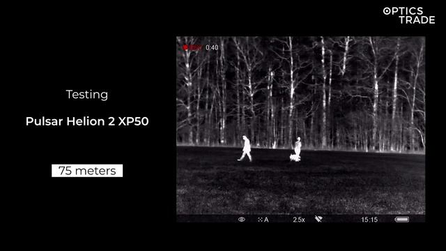 Pulsar Helion 2 XP50 Thermal Imaging Monocular Testing | Optics Trade See Through